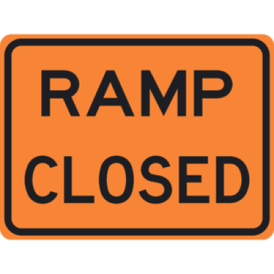 Ramp Closed Sign