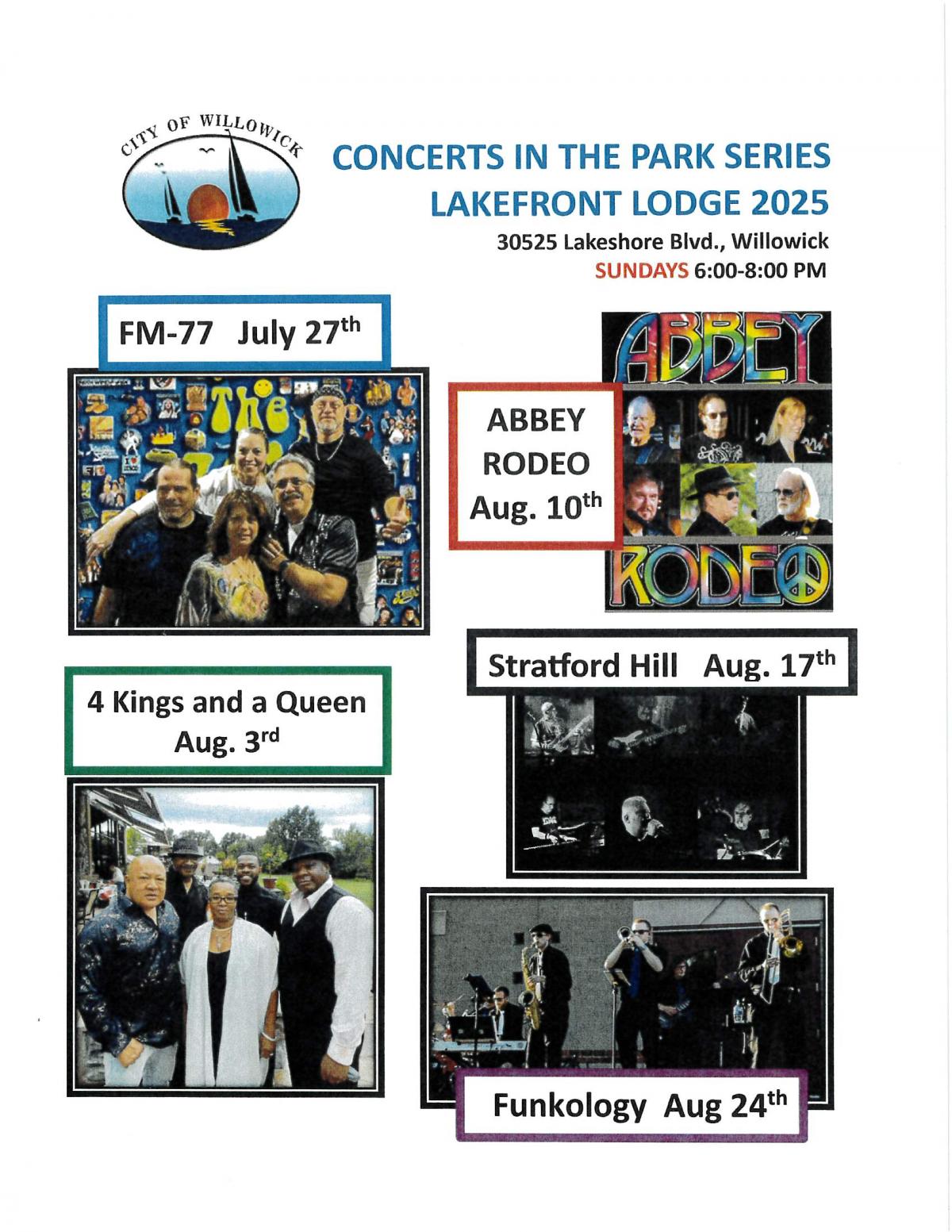 CONCERTS IN THE PARK 