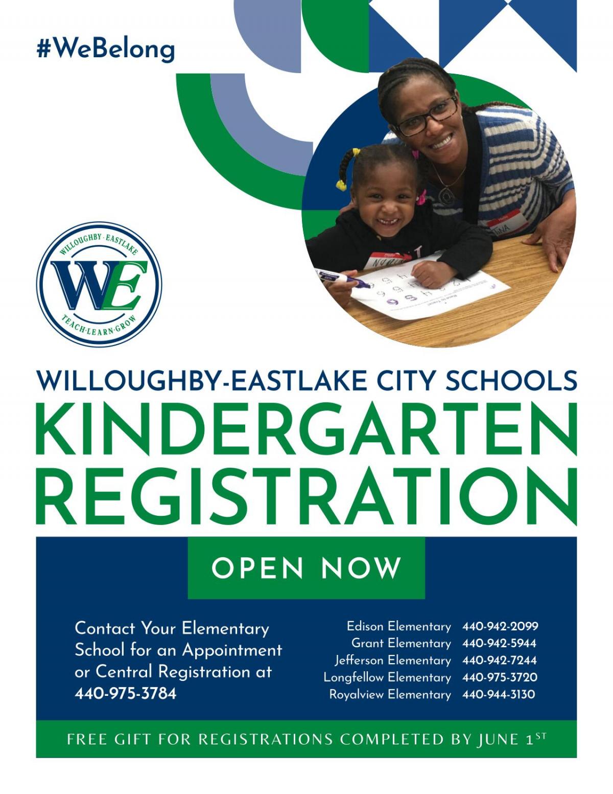 Willoughy-Eastlake Kindergarten Flyer