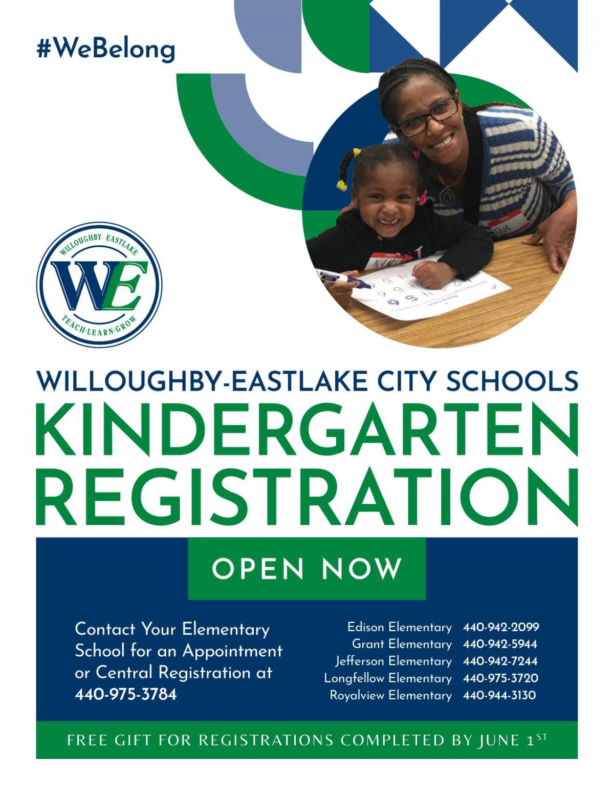 Kindergarten Registration for 2023-2024 now OPEN!